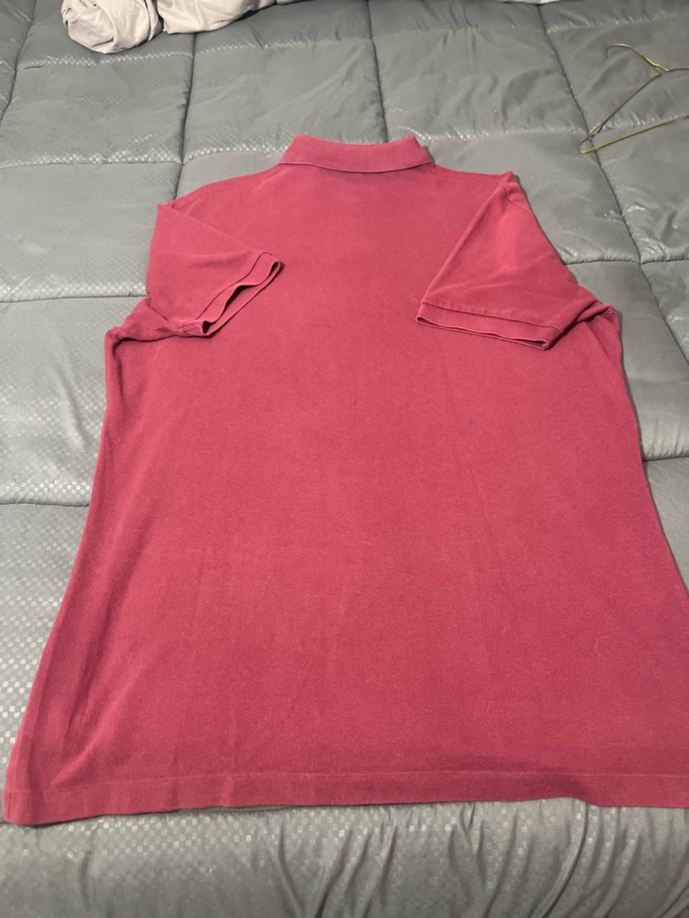 Ralph Lauren Men’s Polo Shirt - Deep Wine with Yellow Pony - Picture 4 of 4